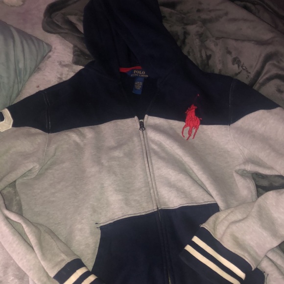 BNWOT kids Ralph Lauren polo zip up - Picture 6 of 10
